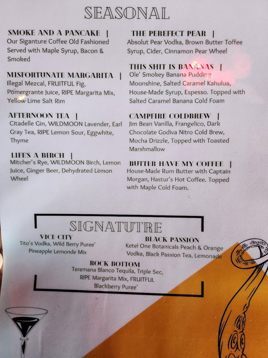 Menu Yellow King Brews-9